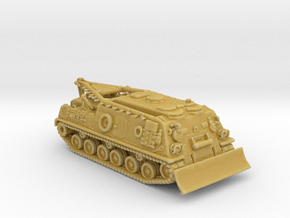 M88 Recovery Vehicle rail load 1:160 scale in Tan Fine Detail Plastic