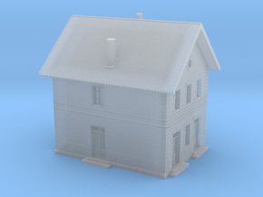 1/350th scale HEV class III. station building in Clear Ultra Fine Detail Plastic