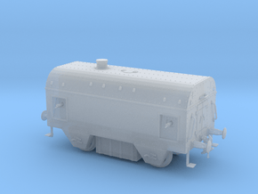 1/87th scale Armoured traincar, casemate in Clear Ultra Fine Detail Plastic