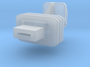 Neutralizer Charm 1 Inch in Clear Ultra Fine Detail Plastic