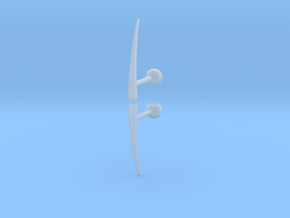 Acroscythe Weapons in Clear Ultra Fine Detail Plastic