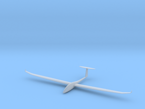 1/160th (N) scale DG Flugzeugbau DG-1000 glider in Clear Ultra Fine Detail Plastic