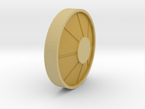 Scrounge Wheel in Tan Fine Detail Plastic