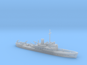 1/600th scale HNoMS Otra in Clear Ultra Fine Detail Plastic