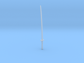 Katana Sword Type S in Clear Ultra Fine Detail Plastic