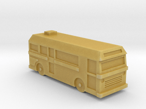 Bus in Tan Fine Detail Plastic