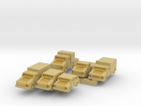 Mantis Series Of Small Light Vehicles in Tan Fine Detail Plastic