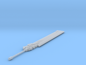 1_6 Miniature Type-40 Blade - Nier Automata in Clear Ultra Fine Detail Plastic