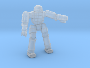 Ares IV Battlesuit  (Pose 2) in Clear Ultra Fine Detail Plastic