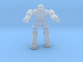Ares IV Battlesuit  (Pose 3) in Clear Ultra Fine Detail Plastic