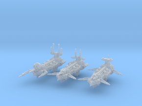 Idolizer Frigates (3) in Clear Ultra Fine Detail Plastic