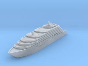 Ritz Carlton Yacht - V3 - 10 cm in Clear Ultra Fine Detail Plastic
