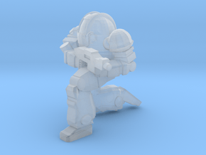 Ogre MKII Pose 3 (Free Download) in Clear Ultra Fine Detail Plastic