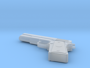 Miniature Colt M1911 Gun (Colt Government) in Clear Ultra Fine Detail Plastic