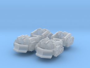 Mustang Scout Tractor (Alternate Set) in Clear Ultra Fine Detail Plastic