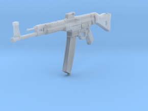 1:6 Miniature MP44 Gun in Clear Ultra Fine Detail Plastic