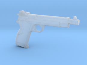1:6 Miniature SIG P210 Gun in Clear Ultra Fine Detail Plastic