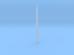 1:6 Miniature Infinity Blade Sword in Clear Ultra Fine Detail Plastic