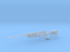 1:12 PGM 338 Sniper Rifle in Clear Ultra Fine Detail Plastic