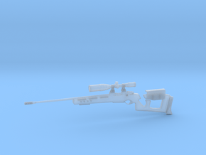 1:12 Miniature GOL Magnum Sniper Rifle - Battlefie in Clear Ultra Fine Detail Plastic
