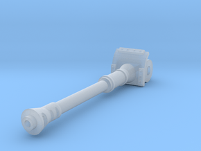 120mm Cannon in Clear Ultra Fine Detail Plastic