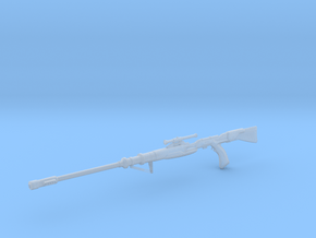 1:12 Miniature Tusken Sniper Rifle in Clear Ultra Fine Detail Plastic