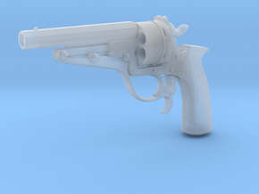 1:3 Miniature Russian Galand Revolver in Clear Ultra Fine Detail Plastic