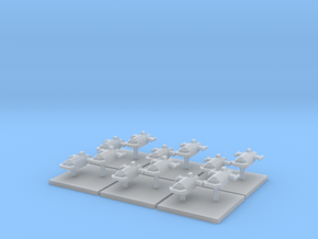 Space Orc Assault Boats (6) (Tall) in Clear Ultra Fine Detail Plastic