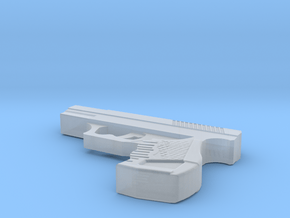 1:3 Miniature Walther P99 Gun in Clear Ultra Fine Detail Plastic