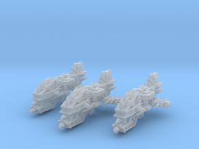 Ravager Missile Destroyers (3) in Clear Ultra Fine Detail Plastic
