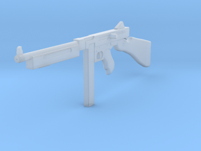 1:6 Miniature Thompson SMG in Clear Ultra Fine Detail Plastic