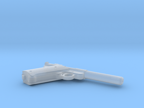 1:3 Miniature Ruger Mk II Gun in Clear Ultra Fine Detail Plastic