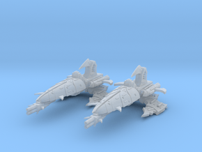 Corsair Frigates (2) in Clear Ultra Fine Detail Plastic