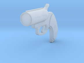1:3 Miniature Flare Gun in Clear Ultra Fine Detail Plastic