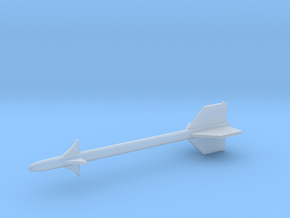 1:24 Miniature AIM-9 Sidewinder Missile in Clear Ultra Fine Detail Plastic