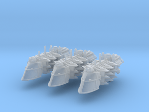 Escort Carriers (3) in Clear Ultra Fine Detail Plastic