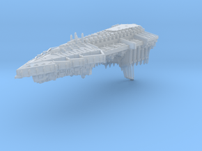Desolation Battleship Hull in Clear Ultra Fine Detail Plastic