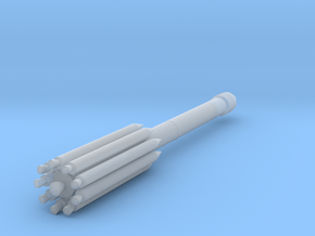 1:288 Miniature Delta II Rocket in Clear Ultra Fine Detail Plastic
