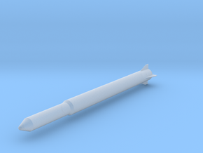 1:288 Miniature Iranian Safir Rocket in Clear Ultra Fine Detail Plastic