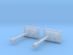 IFV 37mm Cannons (2) in Clear Ultra Fine Detail Plastic