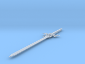 1:6 Miniature Arcus Odyssey Sword in Clear Ultra Fine Detail Plastic