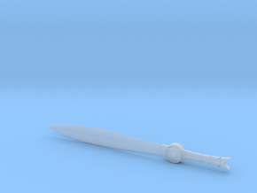 1:6 Miniature Sword of Achilles (Troy) in Clear Ultra Fine Detail Plastic