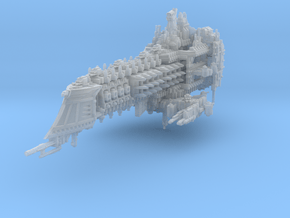 Ragnarok Battleship in Clear Ultra Fine Detail Plastic