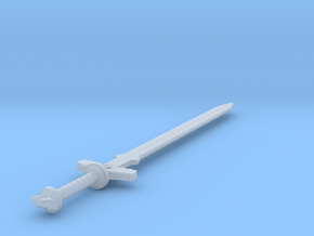 Minaiture Legend of Zelda Sword - 10cm in Clear Ultra Fine Detail Plastic