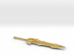 Miniature Mecha Aatrox Sword - LOL - 15cm in Tan Fine Detail Plastic