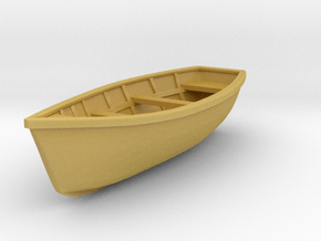 Wooden Boat  01. 1:24  Scale in Tan Fine Detail Plastic