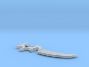 Miniature Rengar Knife - LOL - 10cm in Clear Ultra Fine Detail Plastic
