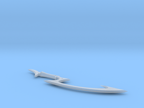 Miniature Diana's Blade - LOL -10cm in Clear Ultra Fine Detail Plastic