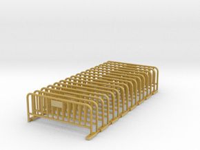 Barrier 01 (portable fence). Scale HO (1:87) in Tan Fine Detail Plastic