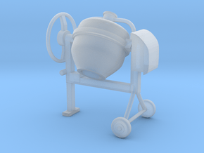 Cement mixer 02. 1:24 Scale in Clear Ultra Fine Detail Plastic